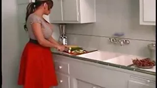 Ponia Smėlio spalvos kojinės yra skiriamas džentelmenas su riebalų falą
